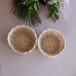 2 li Çok Amaçlı Yuvarlak Organizer Sepet