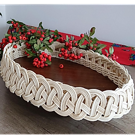 Oval Çok Amaçlı Sepet,Tepsi, Sunumluk