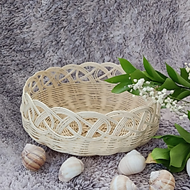 Yuvarlak Çiçek Modelli Ekmeklik